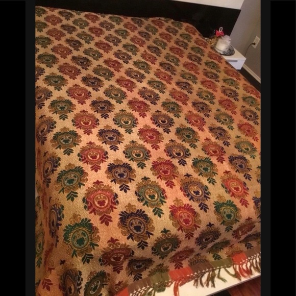Vintage Multicolored Bedspread From 1970s